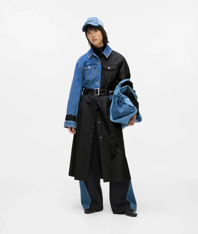 Denim panelli eşofman altı Denim panelli eşofman altı