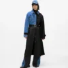 Denim panelli trençkot Denim panelli trençkot
