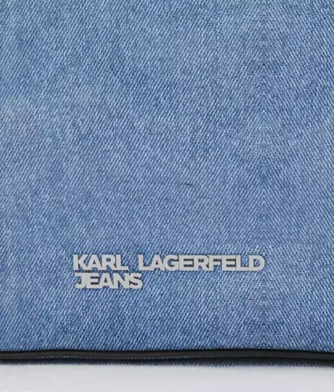 Denim tokalı omuz çantası Denim tokalı omuz çantası