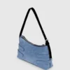 Denim tokalı omuz çantası Denim tokalı omuz çantası