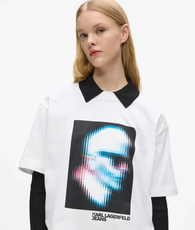 Dijitalleştirilmiş Karl T-shirt Dijitalleştirilmiş Karl T-shirt