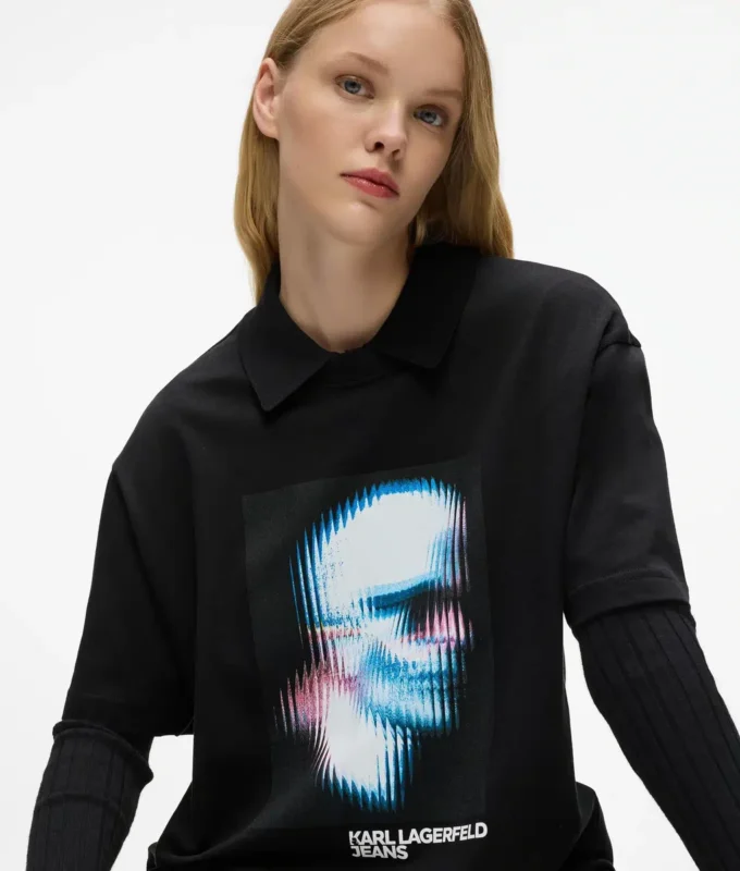 Dijitalleştirilmiş Karl T-shirt Dijitalleştirilmiş Karl T-shirt