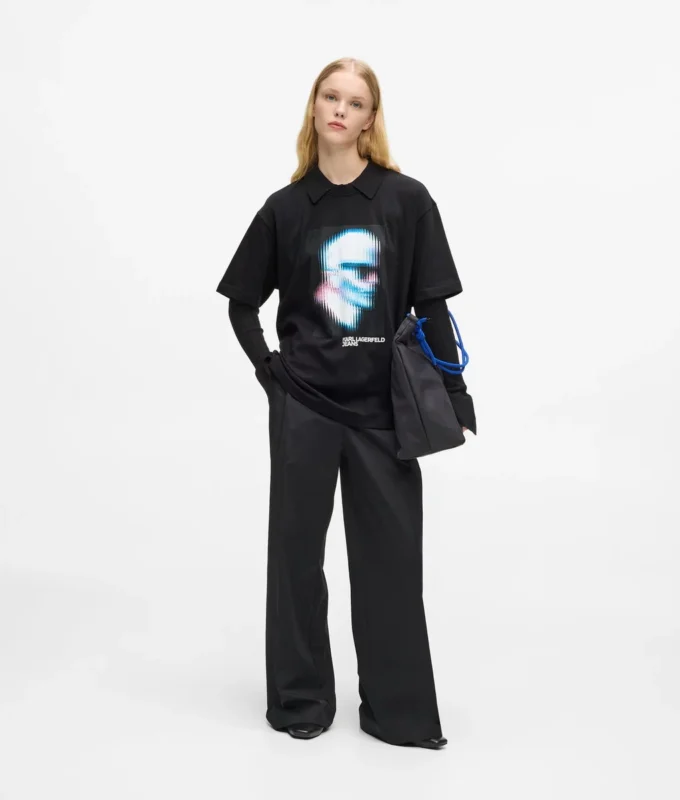 Dijitalleştirilmiş Karl T-shirt Dijitalleştirilmiş Karl T-shirt