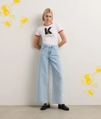 DISNEY X KL GENİŞ BACAKLI JEAN