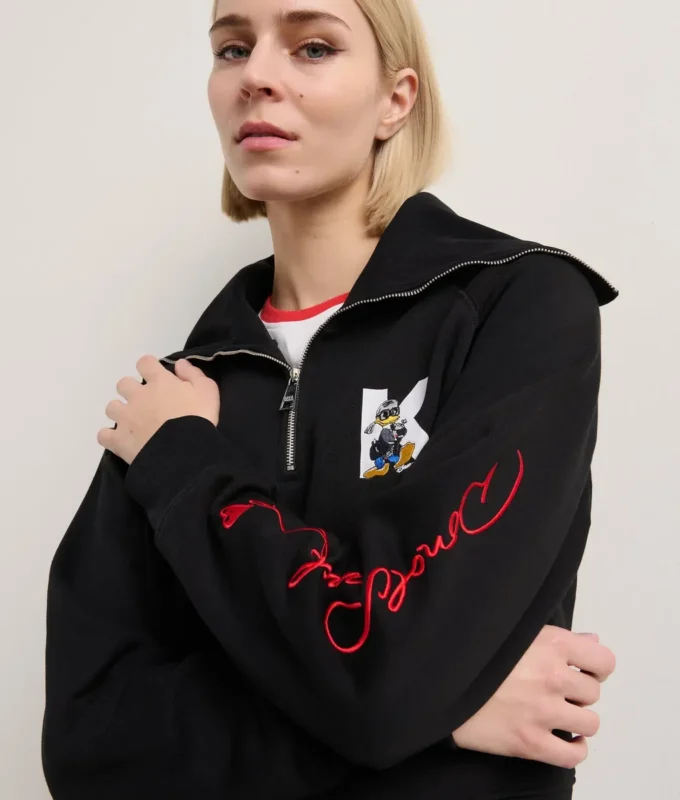 DISNEY X KL YARIM FERMUARLI SWEATSHIRT