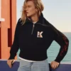 DISNEY X KL YARIM FERMUARLI SWEATSHIRT
