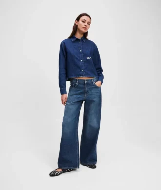 DÜŞÜK BEL GENİŞ BACAKLI JEAN