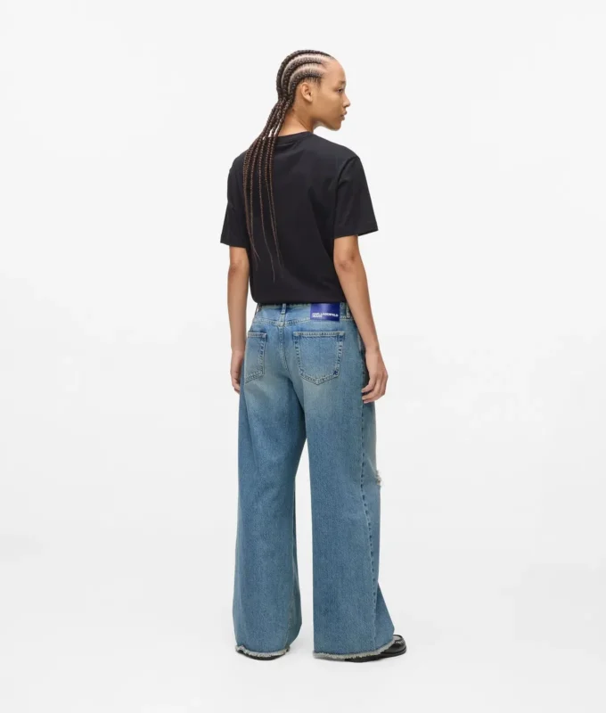 Düşük bel geniş paça jean Düşük bel geniş paça jean