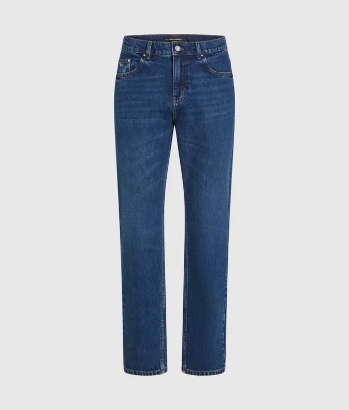 Düz kesim kot pantolon Düz kesim kot pantolon