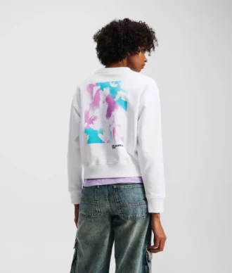 ÇİÇEK DESENLİ SWEATSHIRT