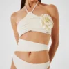 ÇİÇEK HALTER YAKALI MAYO ÇİÇEK HALTER YAKALI MAYO