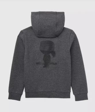 Erkek Çocuk Ikon Fermuarlı Kapüşonlu Sweatshirt