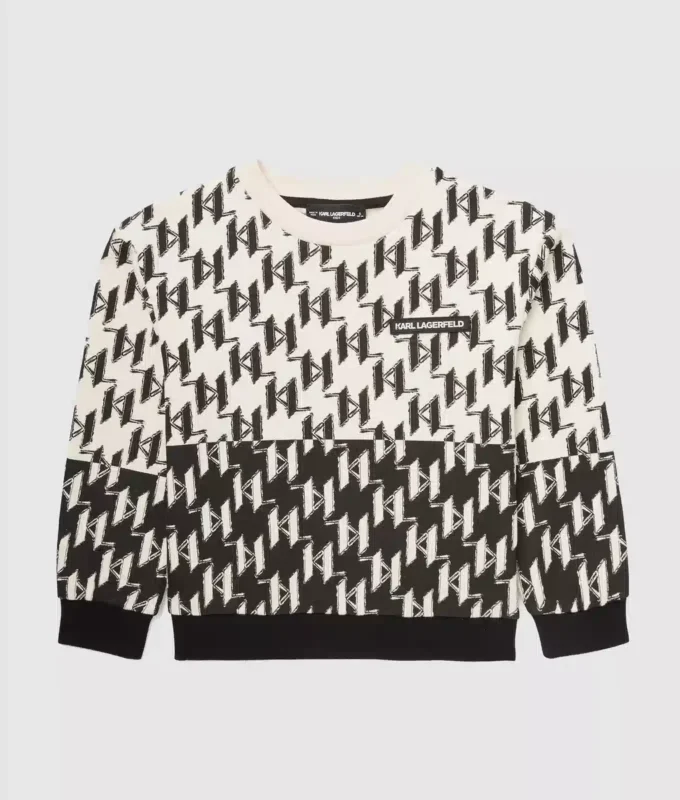 Erkek Çocuk Monogram sweatshirt Erkek Çocuk Monogram sweatshirt