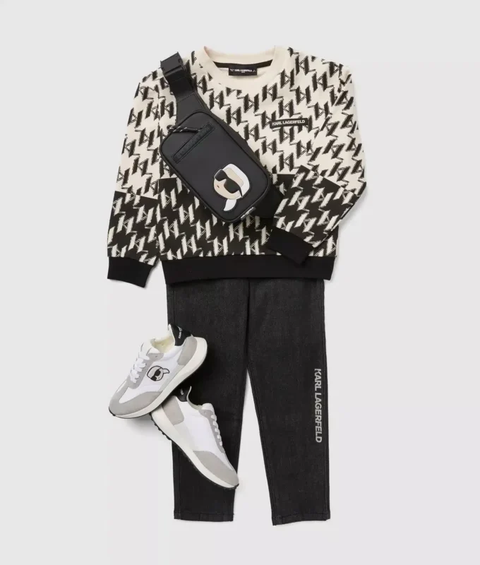 Erkek Çocuk Monogram sweatshirt Erkek Çocuk Monogram sweatshirt