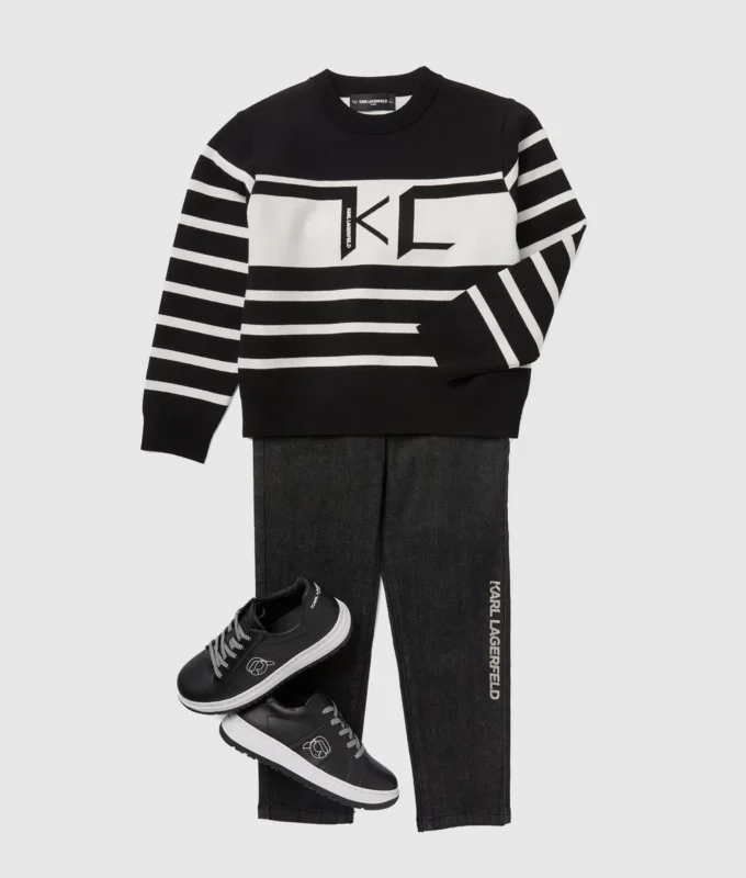 Erkekler için Monogram kazak Erkekler için Monogram kazak