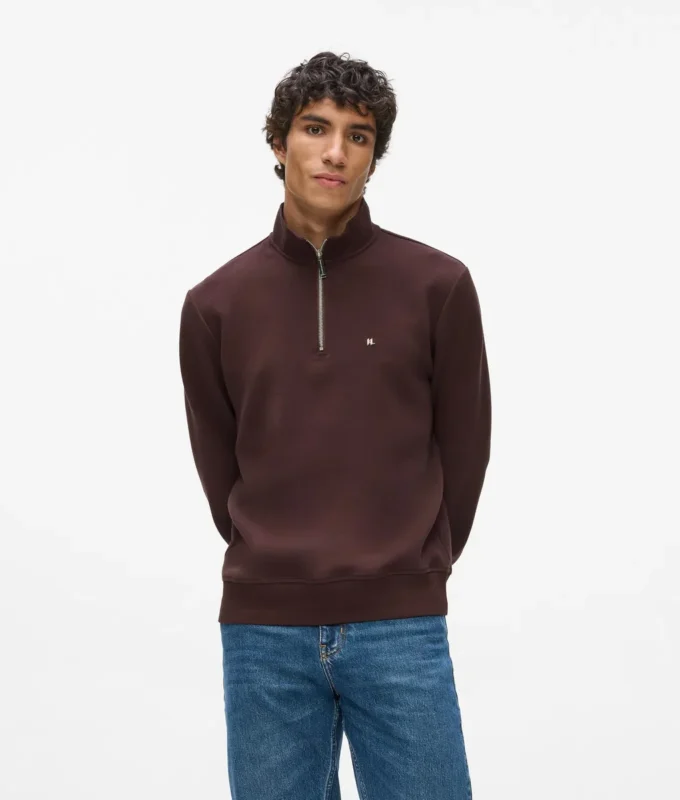 Çeyrek fermuarlı sweatshirt Çeyrek fermuarlı sweatshirt