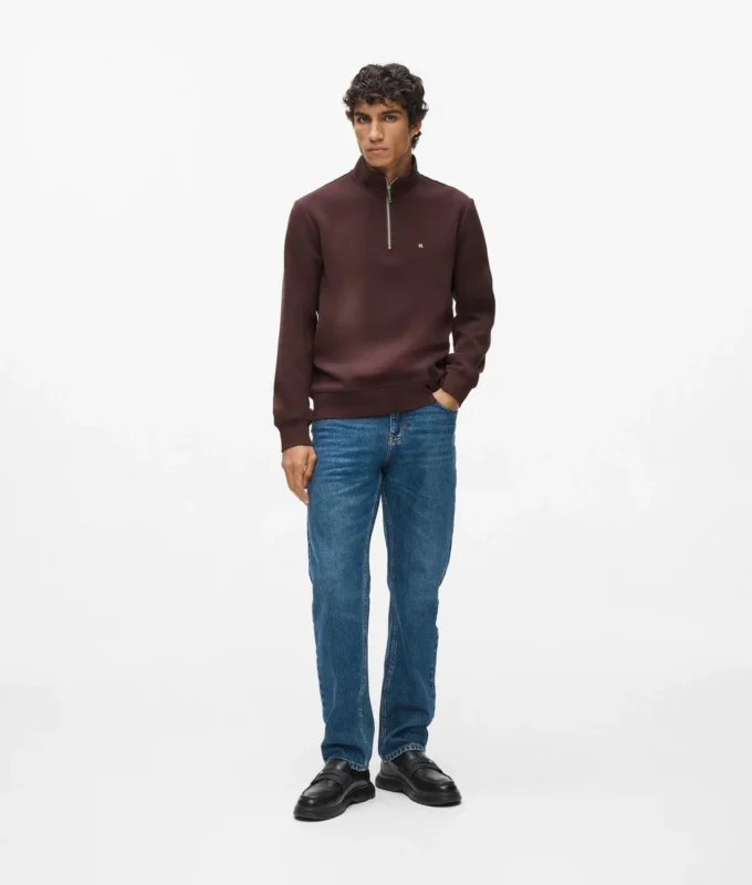 Çeyrek fermuarlı sweatshirt Çeyrek fermuarlı sweatshirt