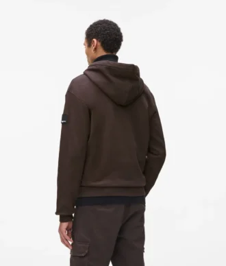 Fermuarlı kapüşonlu sweatshirt