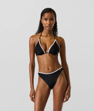 Fistolu üçgen bikini üstü