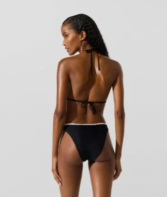 Fistolu üçgen bikini üstü