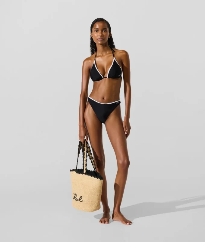 Fistolu üçgen bikini üstü Fistolu üçgen bikini üstü
