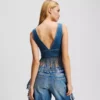 FRINGED DENIM ÜST FRINGED DENIM ÜST
