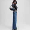 FRINGED MID-RISE RELAXED JEANS FRINGED MID-RISE RELAXED JEANS