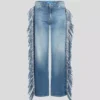 FRINGED RELAXED JEANS FRINGED RELAXED JEANS