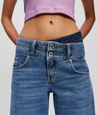 ÇİFT BEL RELAXED JEANS