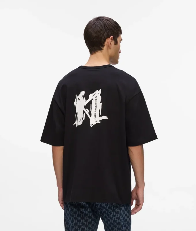 Grafik Monogram Tişört Grafik Monogram Tişört
