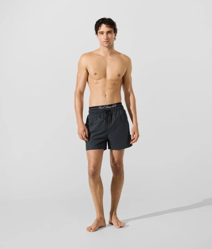 Çift bel bandı boardshorts Çift bel bandı boardshorts