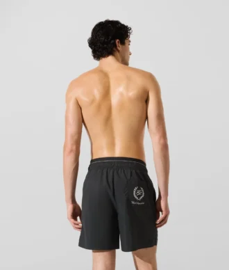 Çift bel bandı orta boy boardshorts