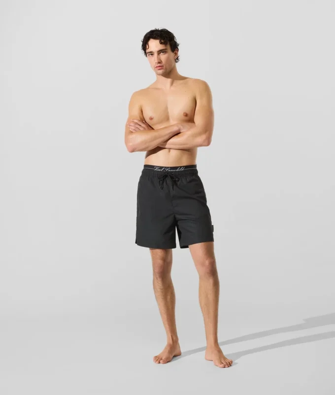 Çift bel bandı orta boy boardshorts Çift bel bandı orta boy boardshorts