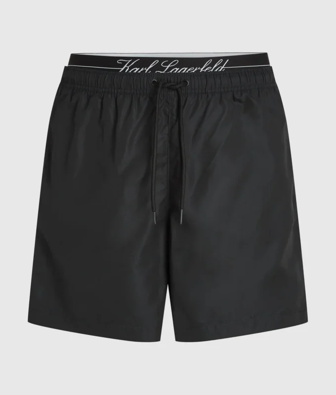 Çift bel bandı orta boy boardshorts Çift bel bandı orta boy boardshorts