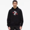 Ikon baskılı kapüşonlu sweatshirt Ikon baskılı kapüşonlu sweatshirt