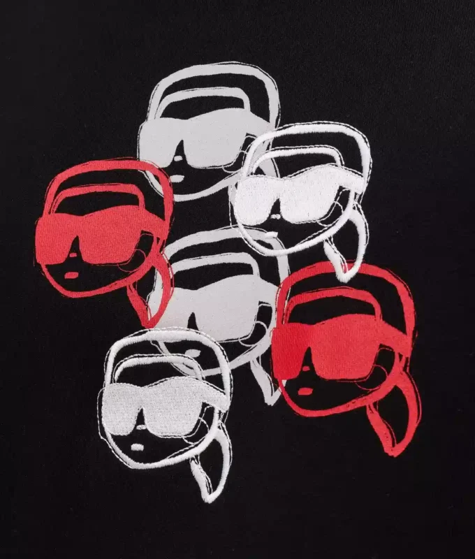 Ikon baskılı kapüşonlu sweatshirt Ikon baskılı kapüşonlu sweatshirt