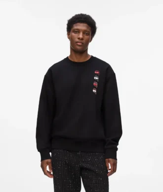Ikon baskılı sweatshirt Ikon baskılı sweatshirt