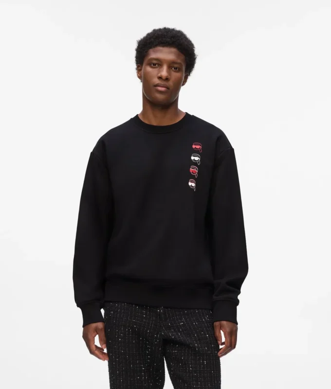 Ikon baskılı sweatshirt Ikon baskılı sweatshirt