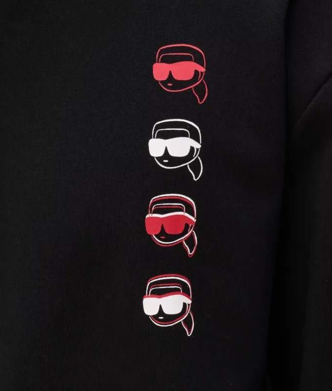 Ikon baskılı sweatshirt Ikon baskılı sweatshirt