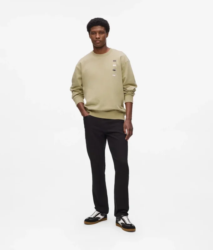 Ikon baskılı sweatshirt Ikon baskılı sweatshirt