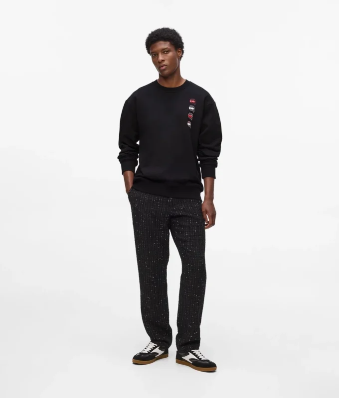Ikon baskılı sweatshirt Ikon baskılı sweatshirt