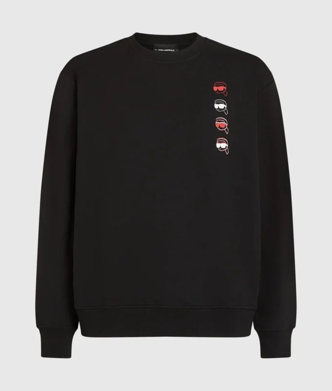 Ikon baskılı sweatshirt Ikon baskılı sweatshirt