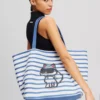 IKON CHOUPETTE ÇİZGİLİ ALIŞVERİŞ ÇANTASI IKON CHOUPETTE ÇİZGİLİ ALIŞVERİŞ ÇANTASI
