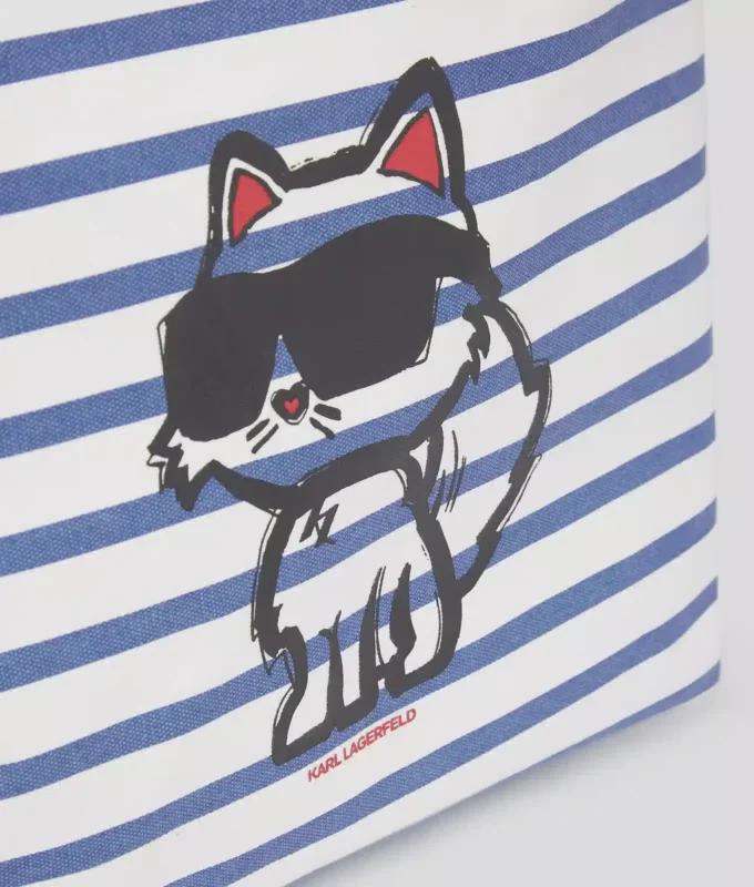 IKON CHOUPETTE ÇİZGİLİ ALIŞVERİŞ ÇANTASI IKON CHOUPETTE ÇİZGİLİ ALIŞVERİŞ ÇANTASI