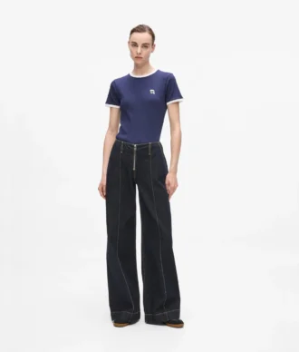 Ikon geniş paça kot pantolon
