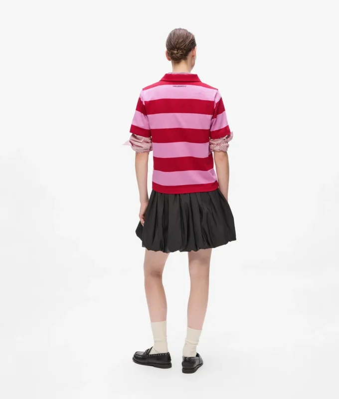 Ikon çizgili polo gömlek Ikon çizgili polo gömlek