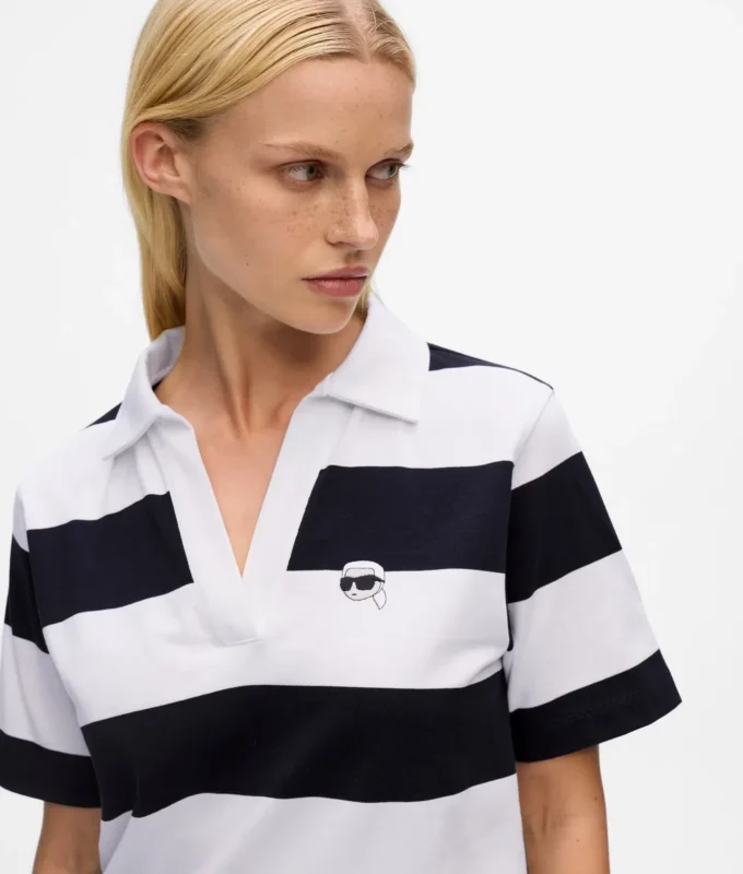 Ikon çizgili polo gömlek Ikon çizgili polo gömlek