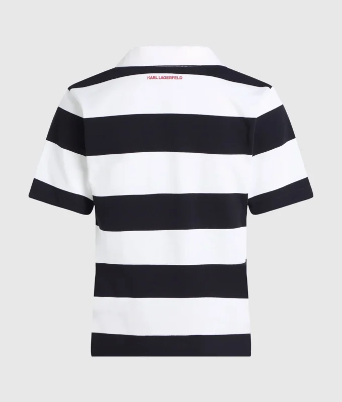 Ikon çizgili polo gömlek Ikon çizgili polo gömlek