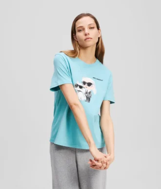 IKON KARL & CHOUPETTE AQUARELLE TİŞÖRT
