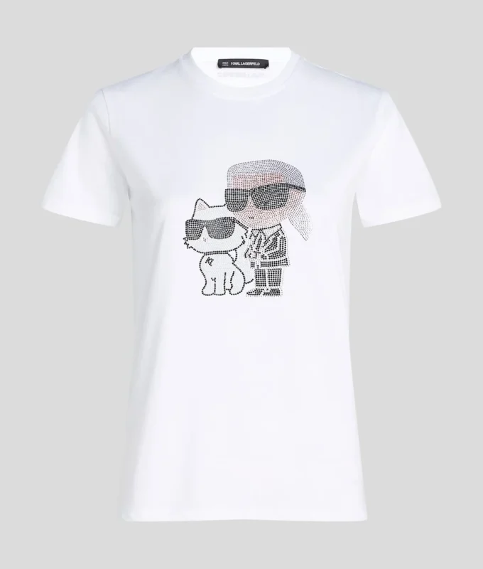 IKON KARL & CHOUPETTE RHINESTONE TİŞÖRT IKON KARL & CHOUPETTE RHINESTONE TİŞÖRT